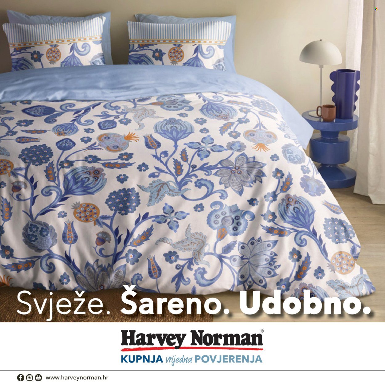 HARVEY NORMAN katalog - Nova kolekcija posteljina 2026. Svježe. Šareno. Udobno