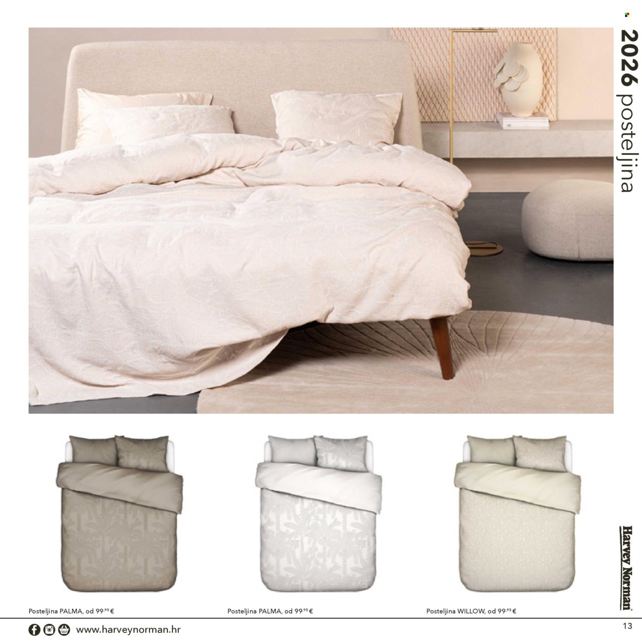 HARVEY NORMAN katalog - Nova kolekcija posteljina 2026. Svježe. Šareno. Udobno
