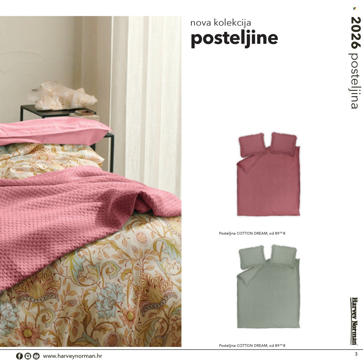 HARVEY NORMAN katalog - Nova kolekcija posteljina 2026. Svježe. Šareno. Udobno