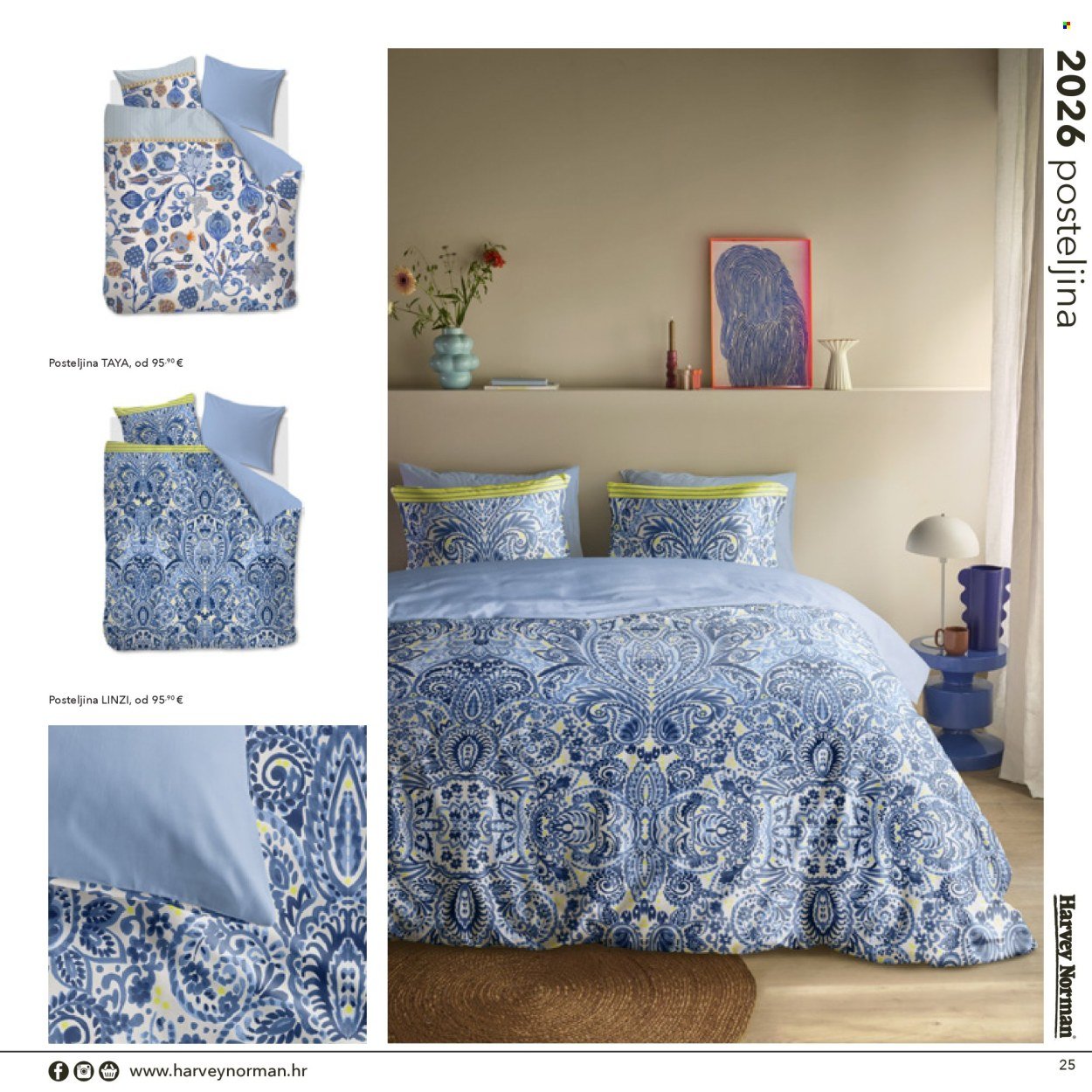 HARVEY NORMAN katalog - Nova kolekcija posteljina 2026. Svježe. Šareno. Udobno