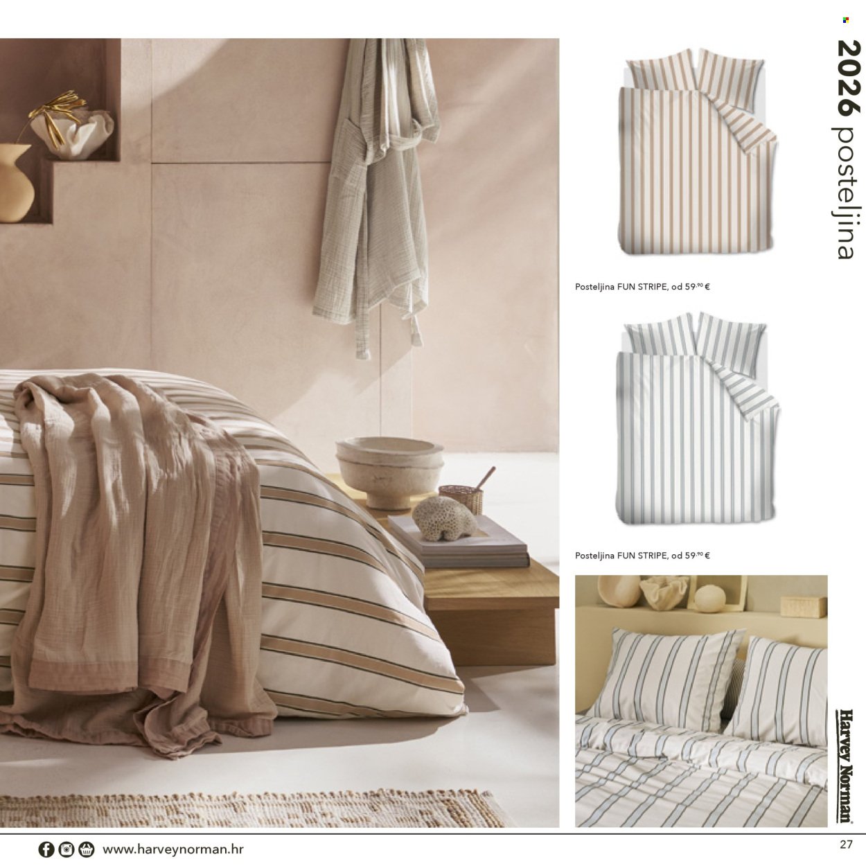 HARVEY NORMAN katalog - Nova kolekcija posteljina 2026. Svježe. Šareno. Udobno