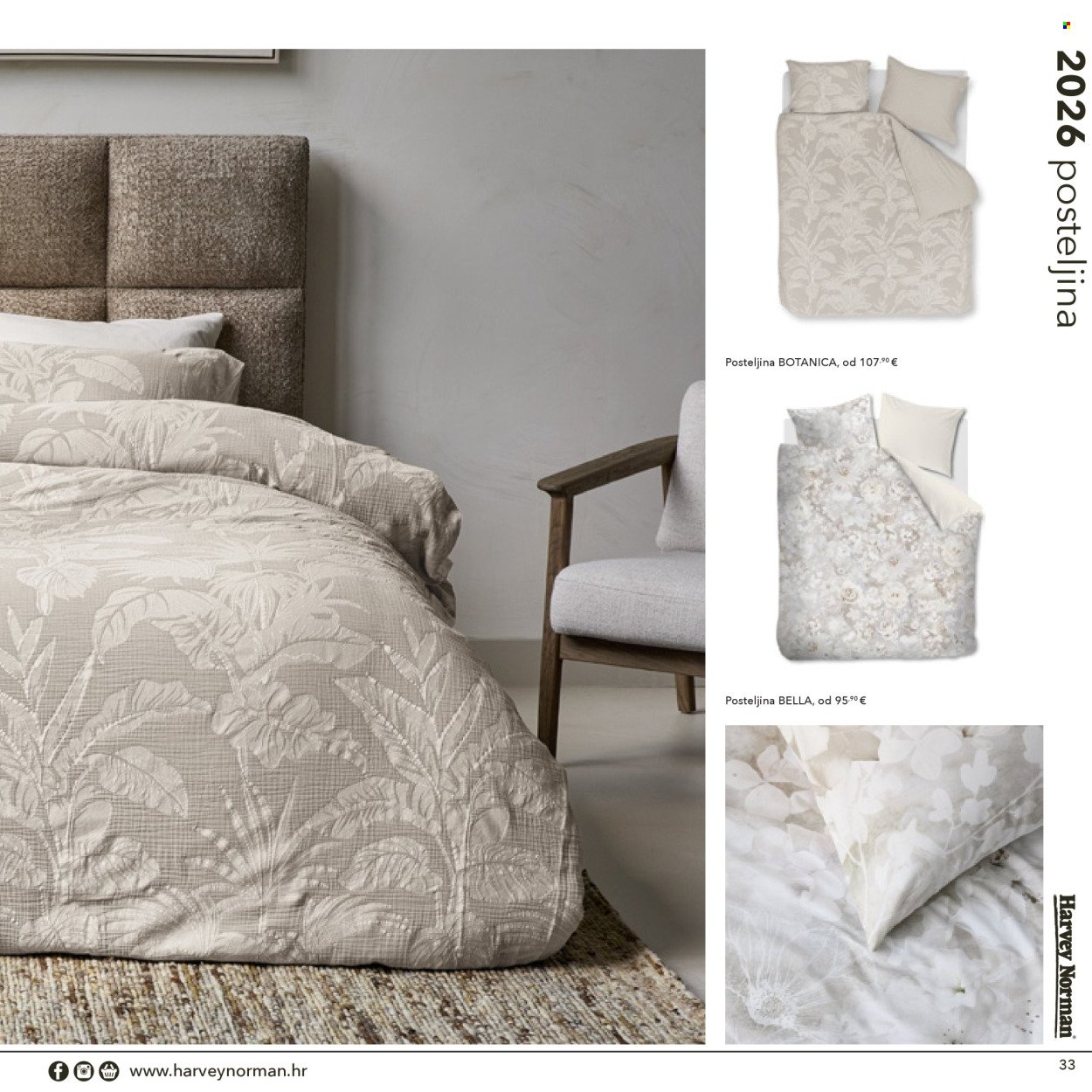 HARVEY NORMAN katalog - Nova kolekcija posteljina 2026. Svježe. Šareno. Udobno