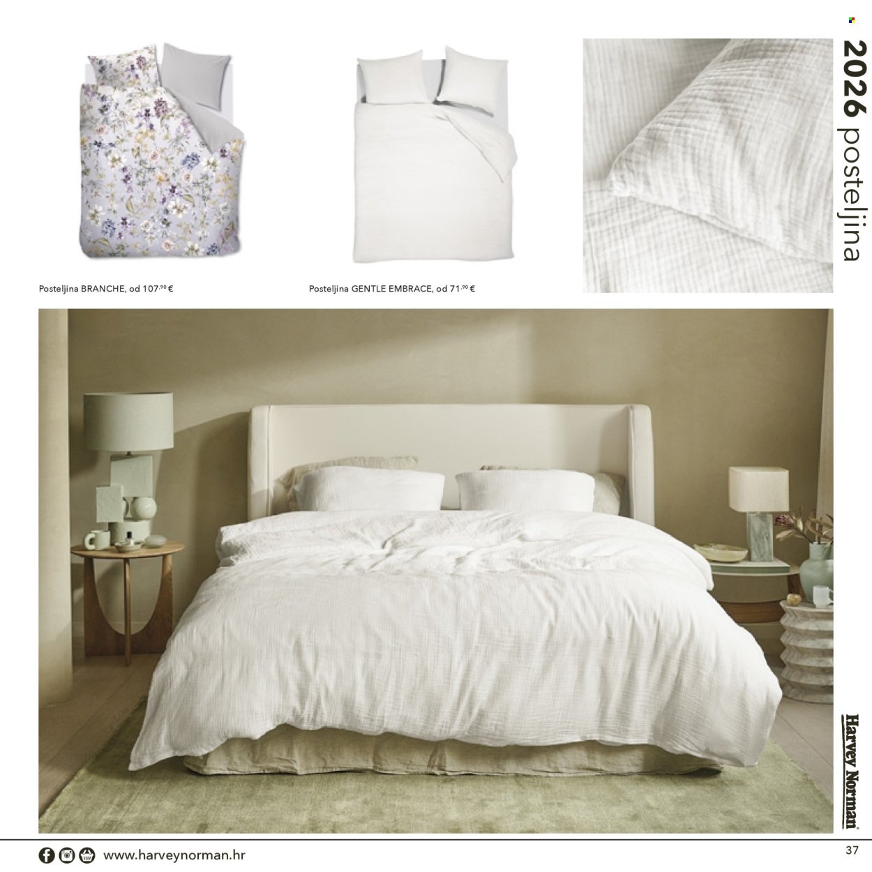 HARVEY NORMAN katalog - Nova kolekcija posteljina 2026. Svježe. Šareno. Udobno