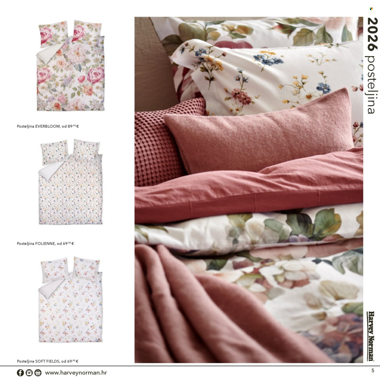HARVEY NORMAN katalog - Nova kolekcija posteljina 2026. Svježe. Šareno. Udobno