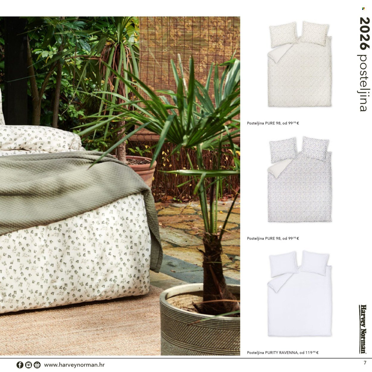 HARVEY NORMAN katalog - Nova kolekcija posteljina 2026. Svježe. Šareno. Udobno