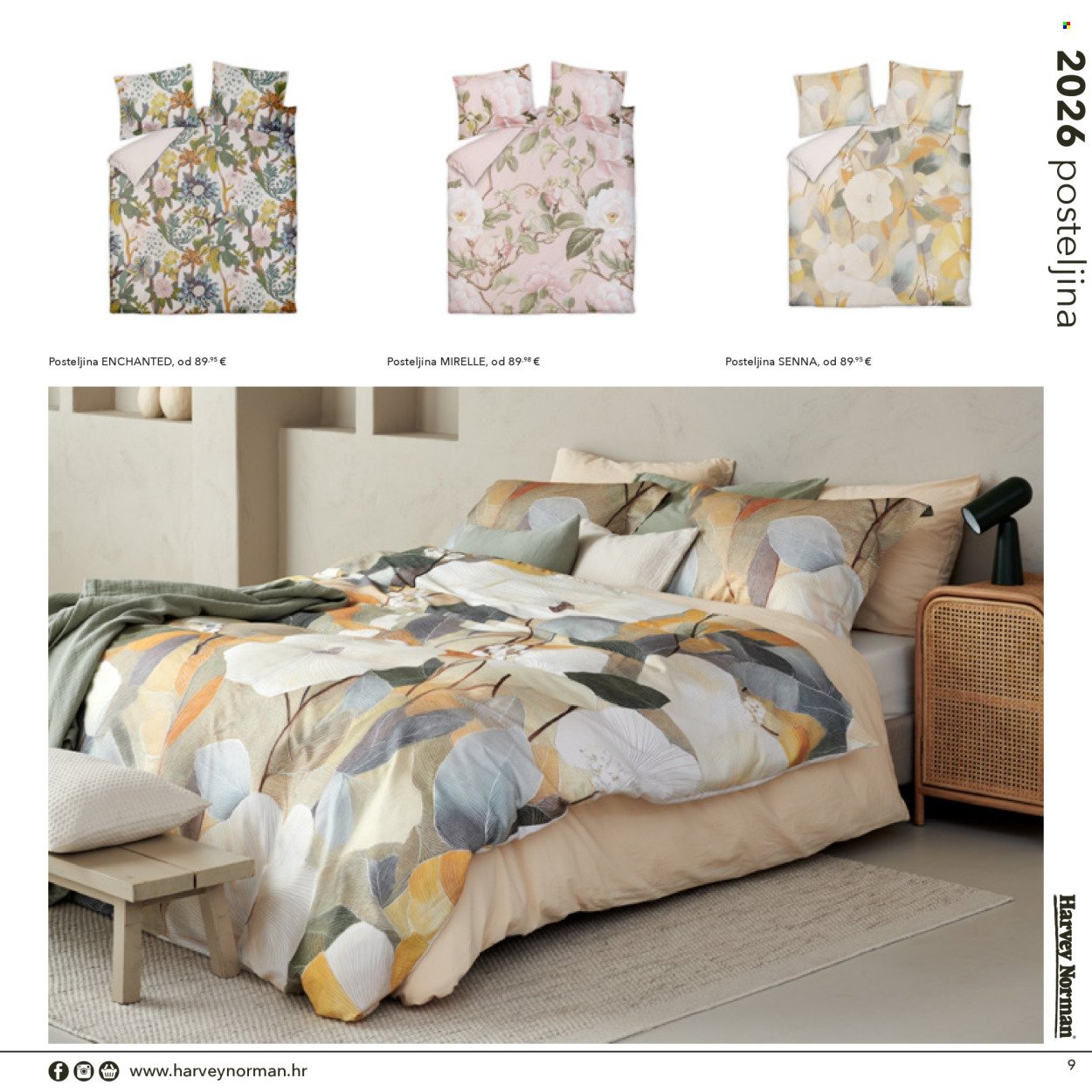 HARVEY NORMAN katalog - Nova kolekcija posteljina 2026. Svježe. Šareno. Udobno