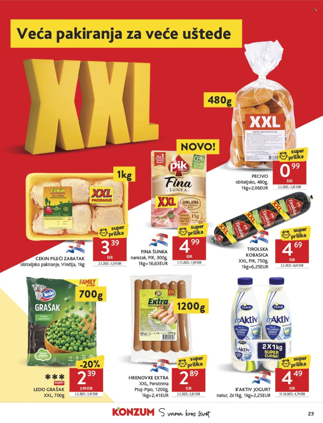 KONZUM katalog - Od srijede 19.11.2025.