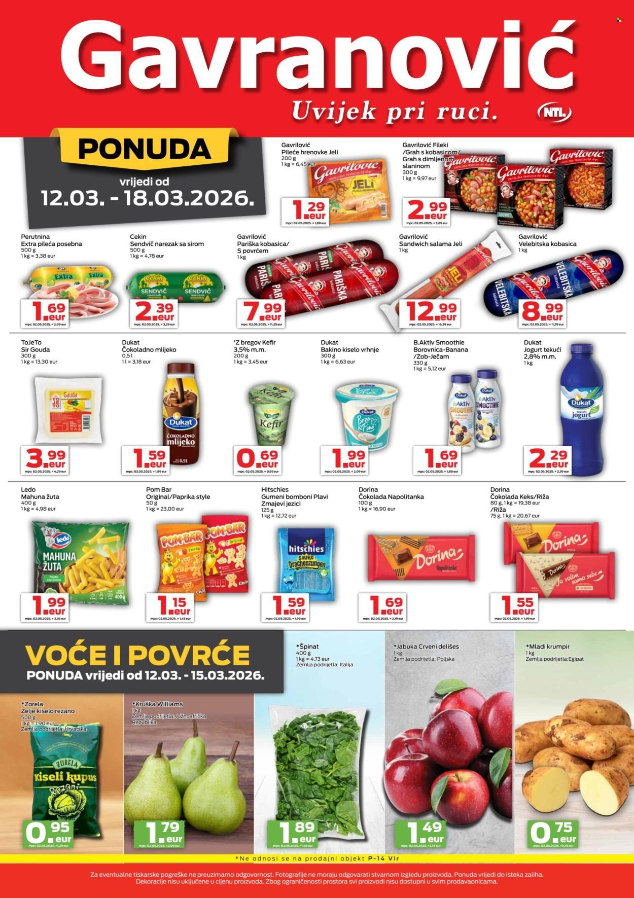 GAVRANOVIĆ katalog - Od četvrtka 12.03.2026.