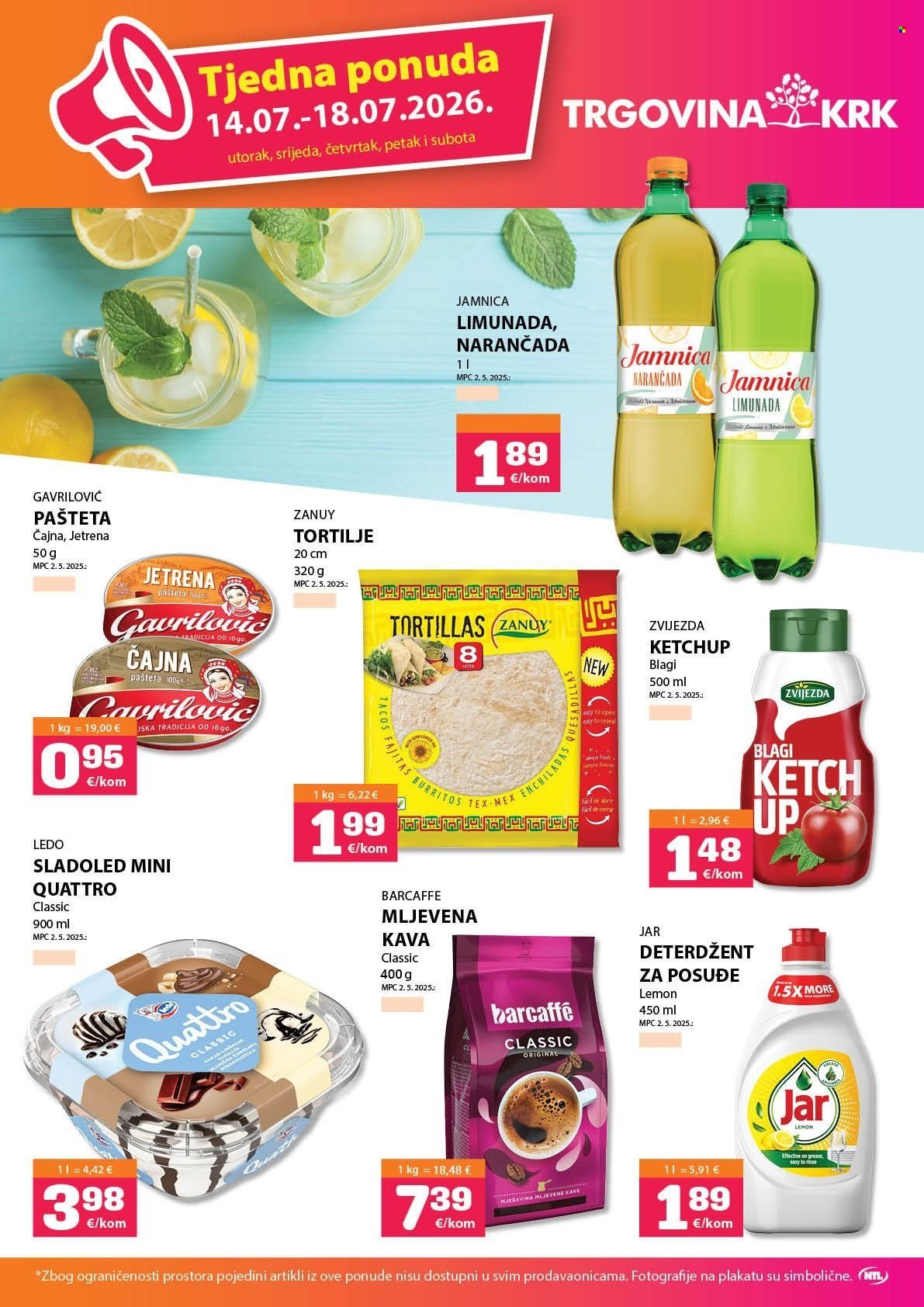 TRGOVINA KRK katalog - Od utorka 14.07.2026.