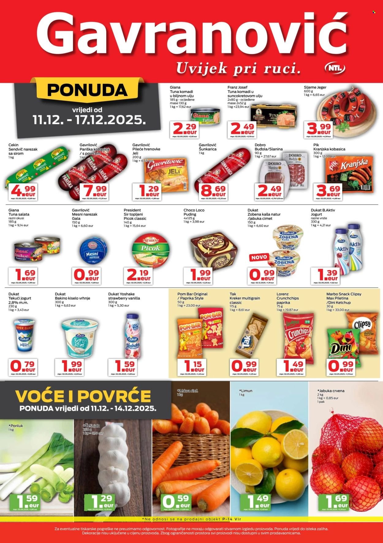 GAVRANOVIĆ katalog - Od četvrtka 11.12.2025.