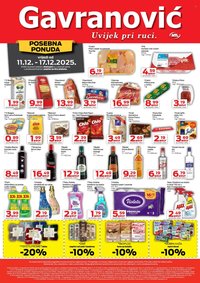 GAVRANOVIĆ katalog - Od četvrtka 11.12.2025.