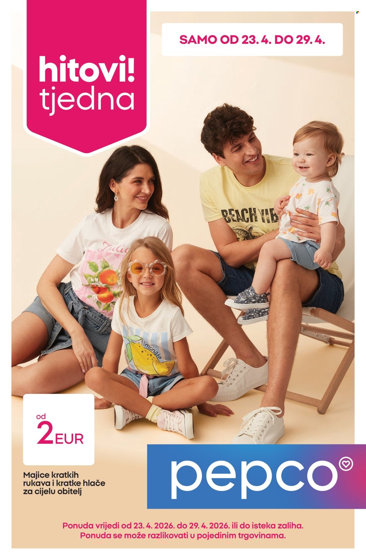 PEPCO katalog - Majice kratkih rukava i kratke hlače