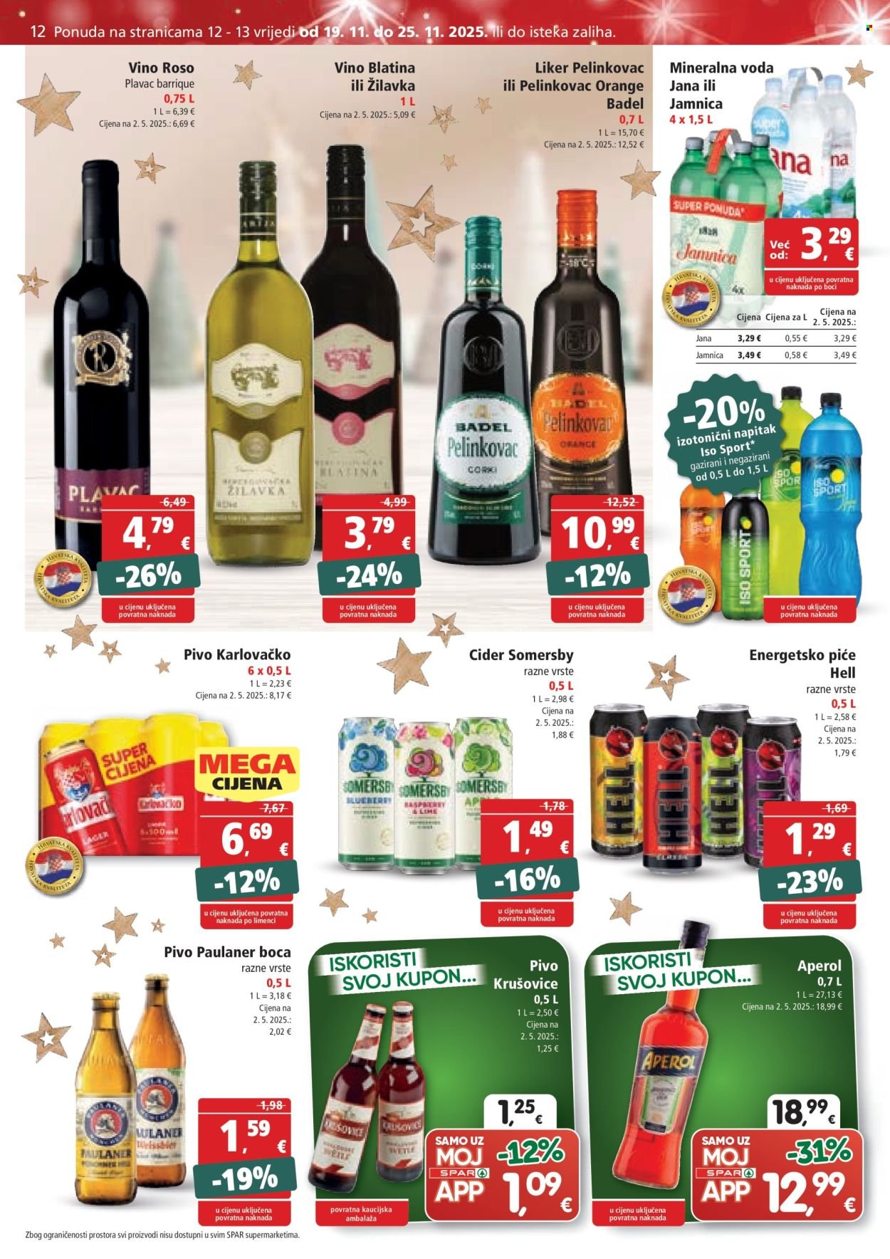 SPAR katalog - Od srijede 19.11.2025.