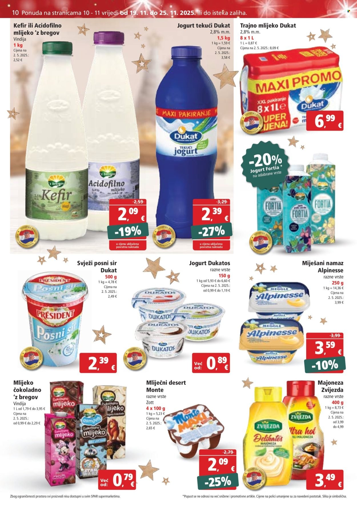 SPAR katalog - Od srijede 19.11.2025.