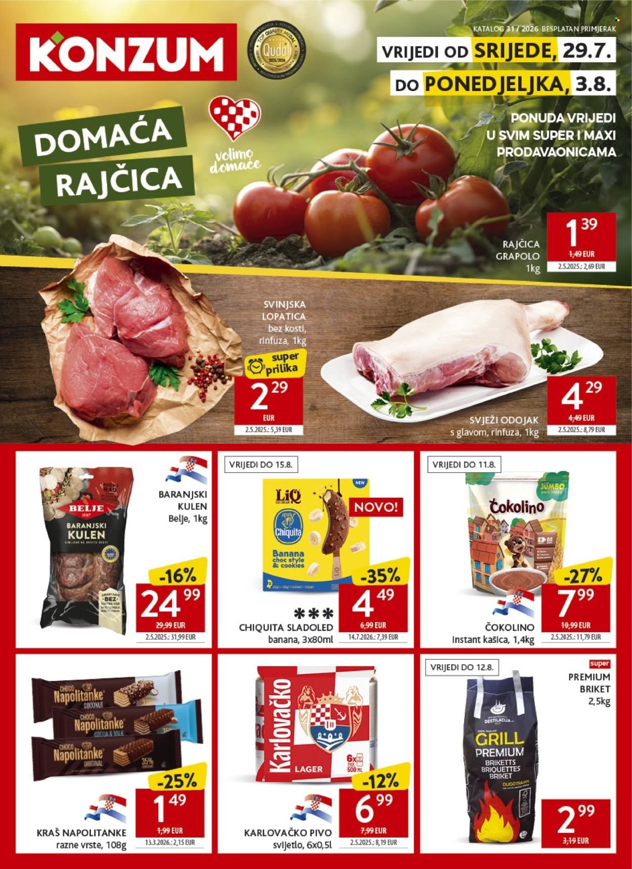 KONZUM katalog - Od srijede 29.07.2026.