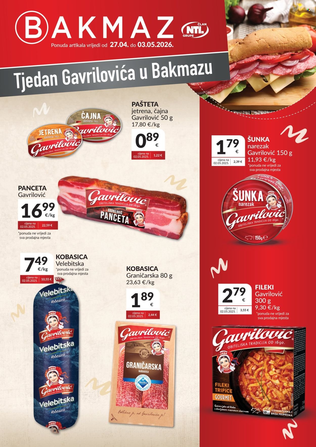 BAKMAZ katalog - TJEDAN GAVRILOVIĆA