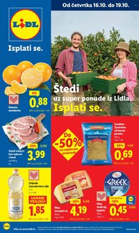 LIDL katalog - Od četvrtka 16.10.2025.