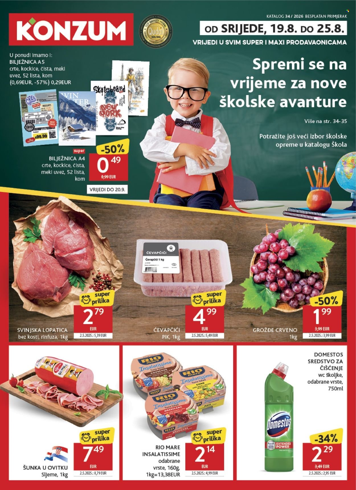 KONZUM katalog - Spremi se na vrijeme za nove školske avanture