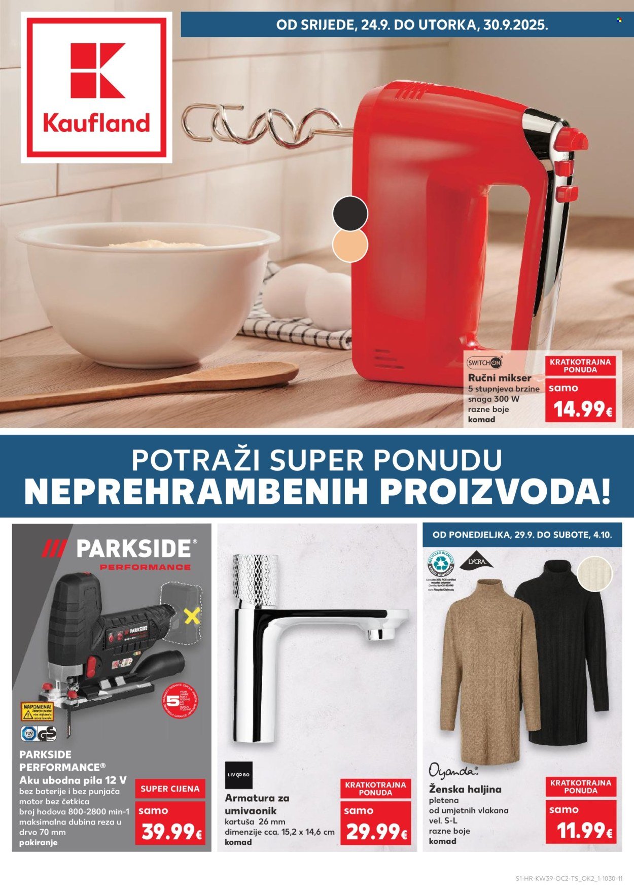KAUFLAND katalog - Od srijede 24.09.2025.