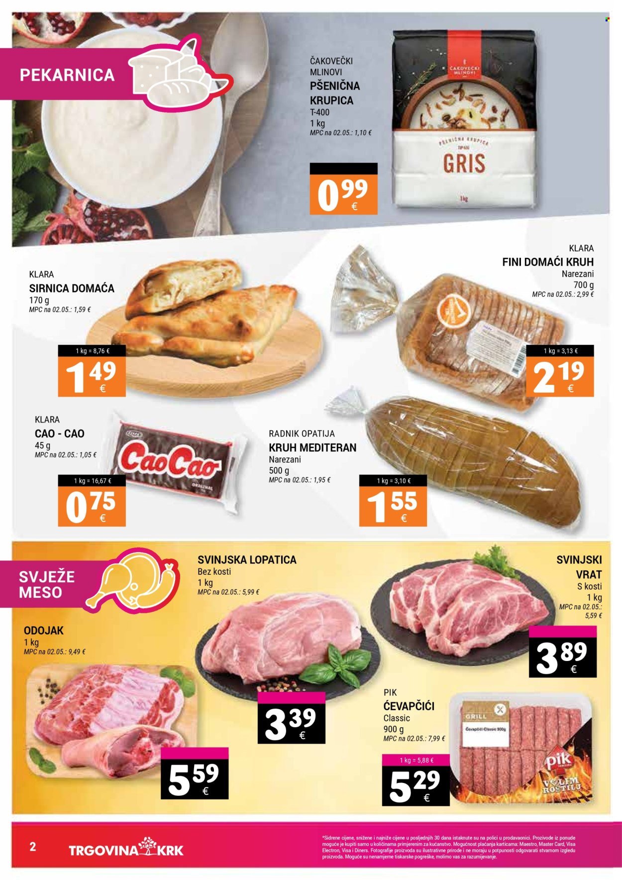 TRGOVINA KRK katalog - Od subote 02.05.2026.
