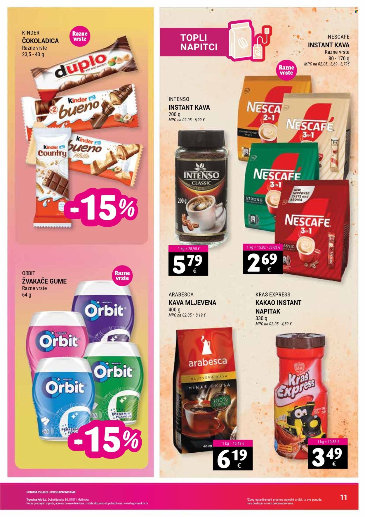 TRGOVINA KRK katalog - Od subote 02.05.2026.