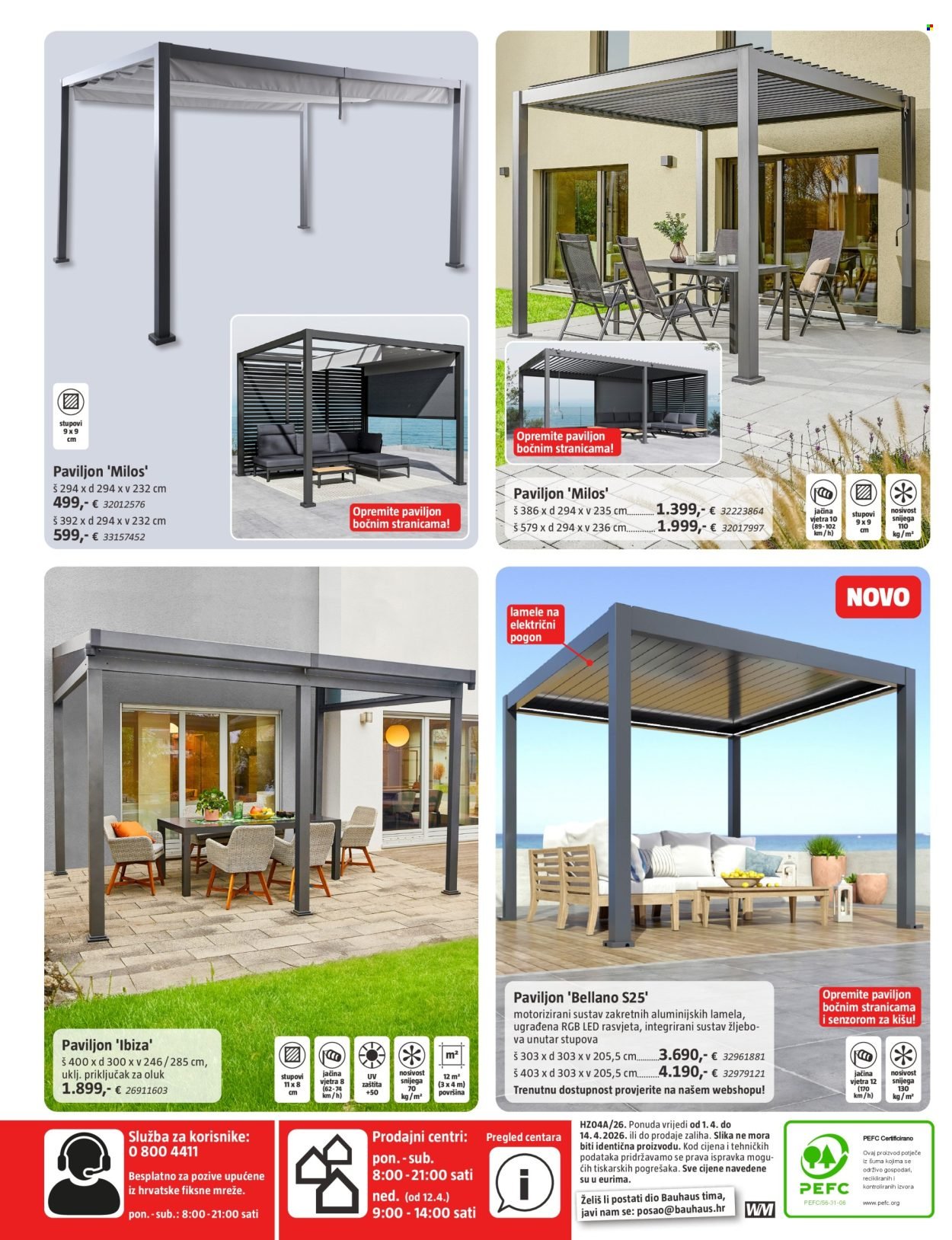 BAUHAUS katalog - Letak Travanj 2026.