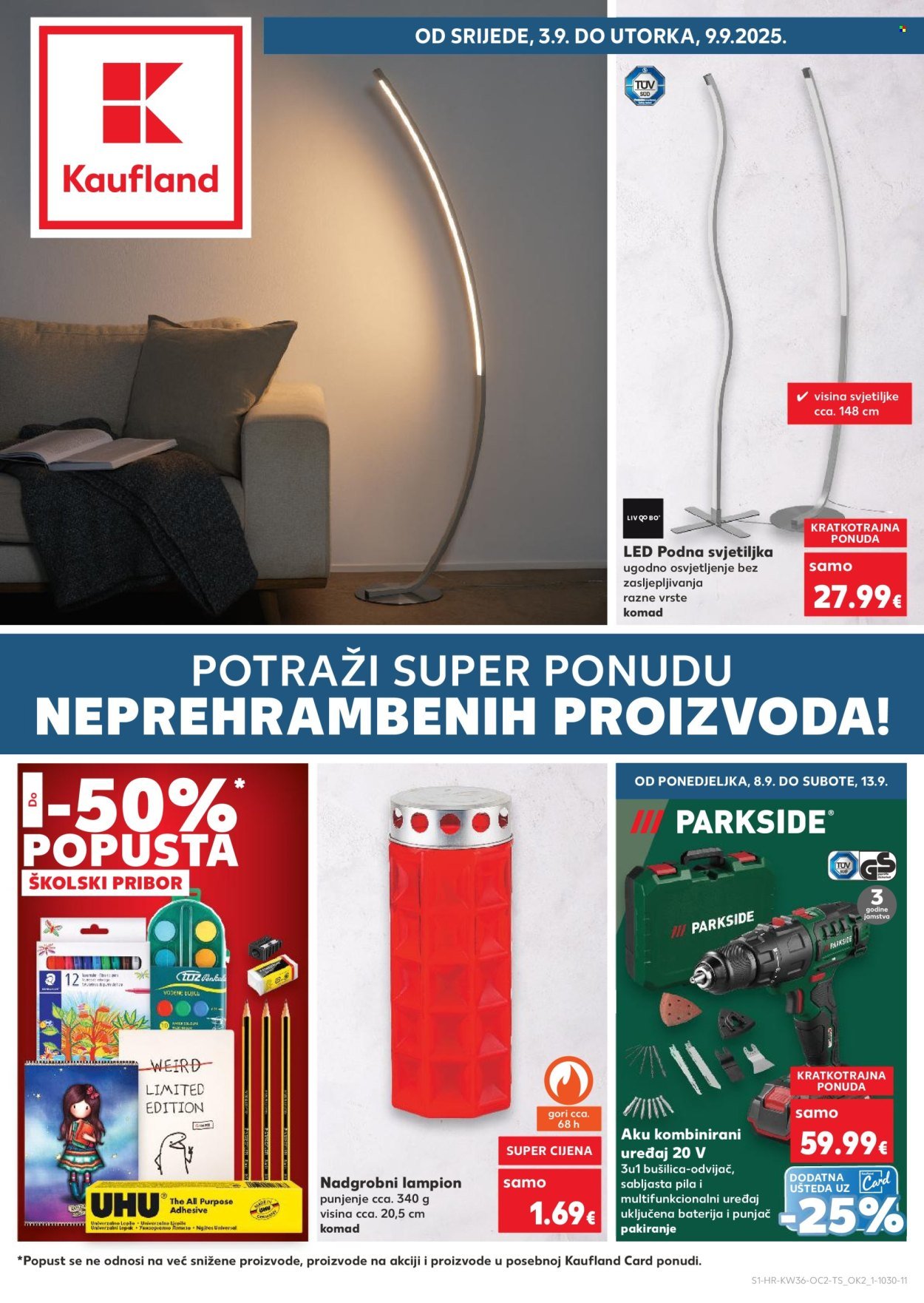 KAUFLAND katalog - Od srijede 03.09.2025.