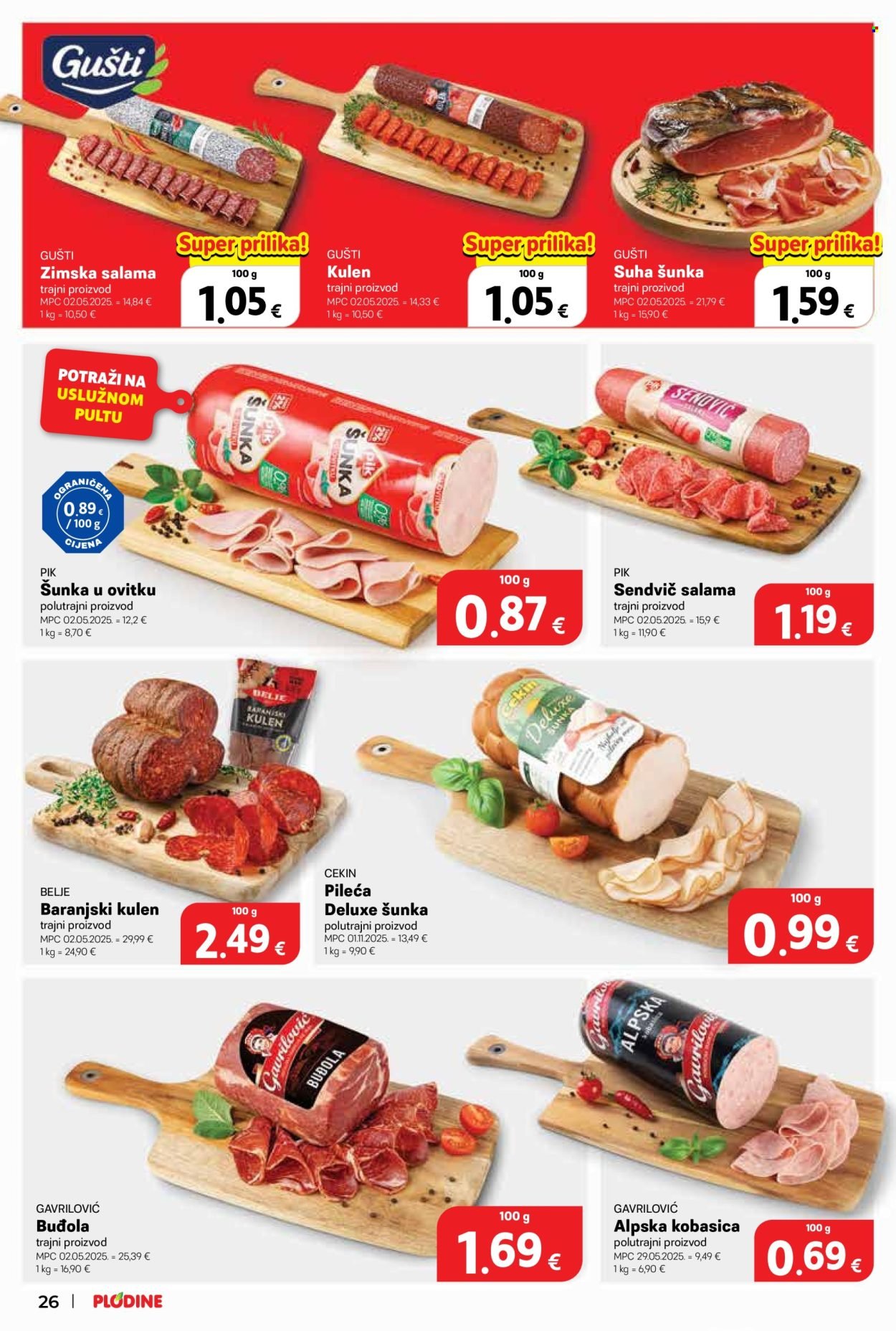 PLODINE katalog - Od srijede 29.07.2026.