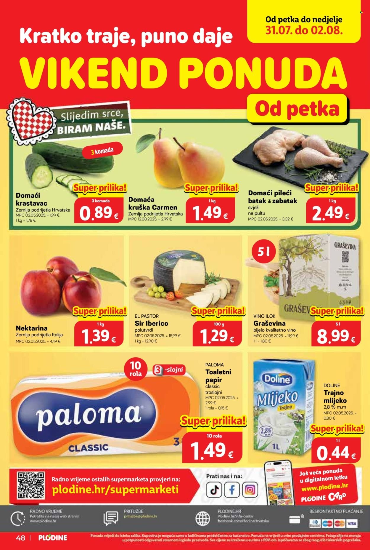PLODINE katalog - Od srijede 29.07.2026.