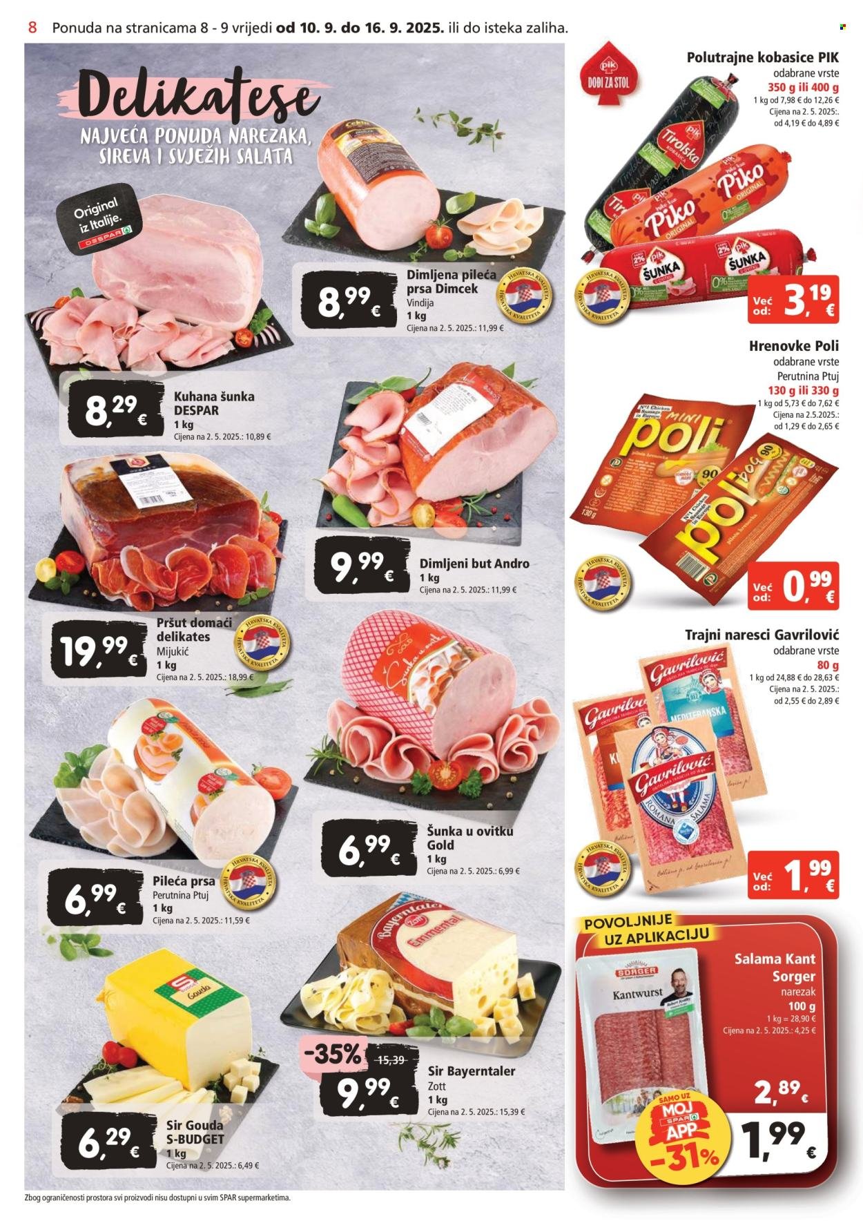 SPAR katalog - Od srijede 10.09.2025.