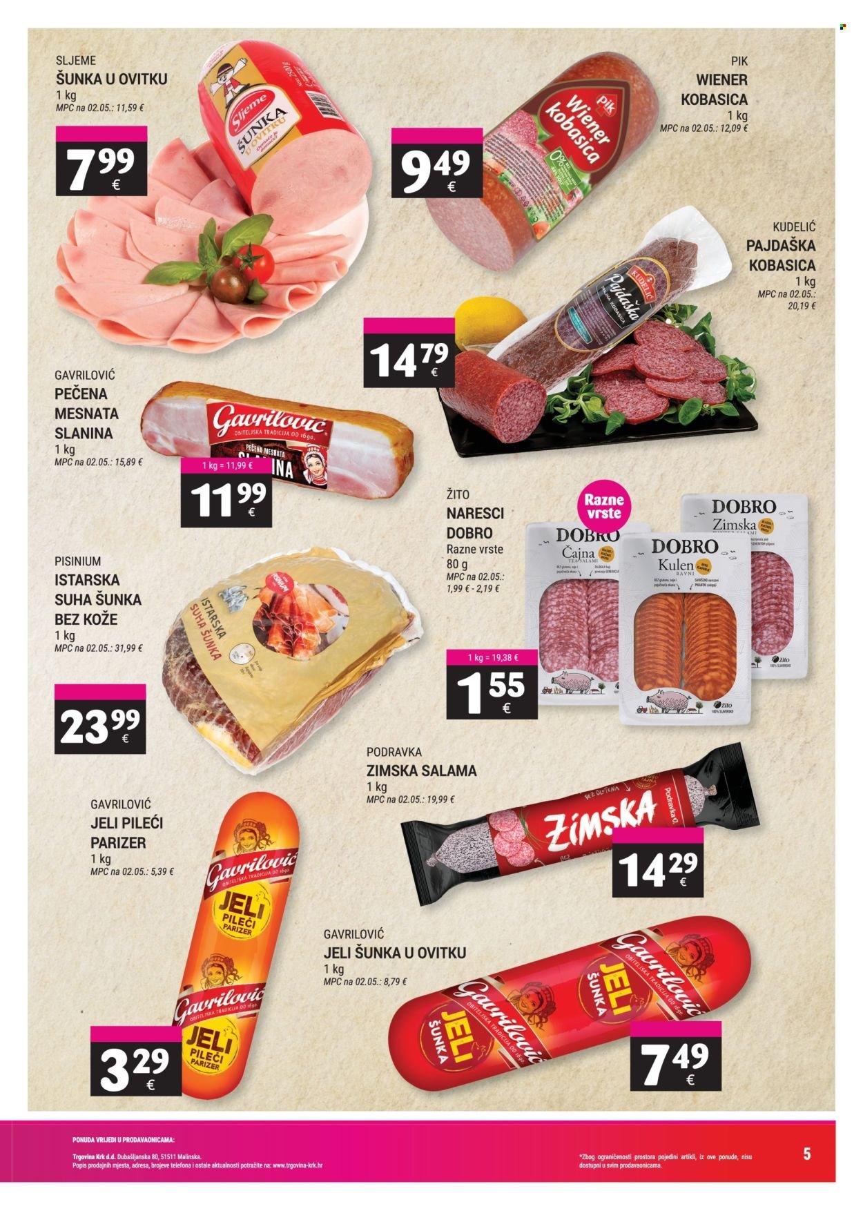 TRGOVINA KRK katalog - Od utorka 01.09.2026.