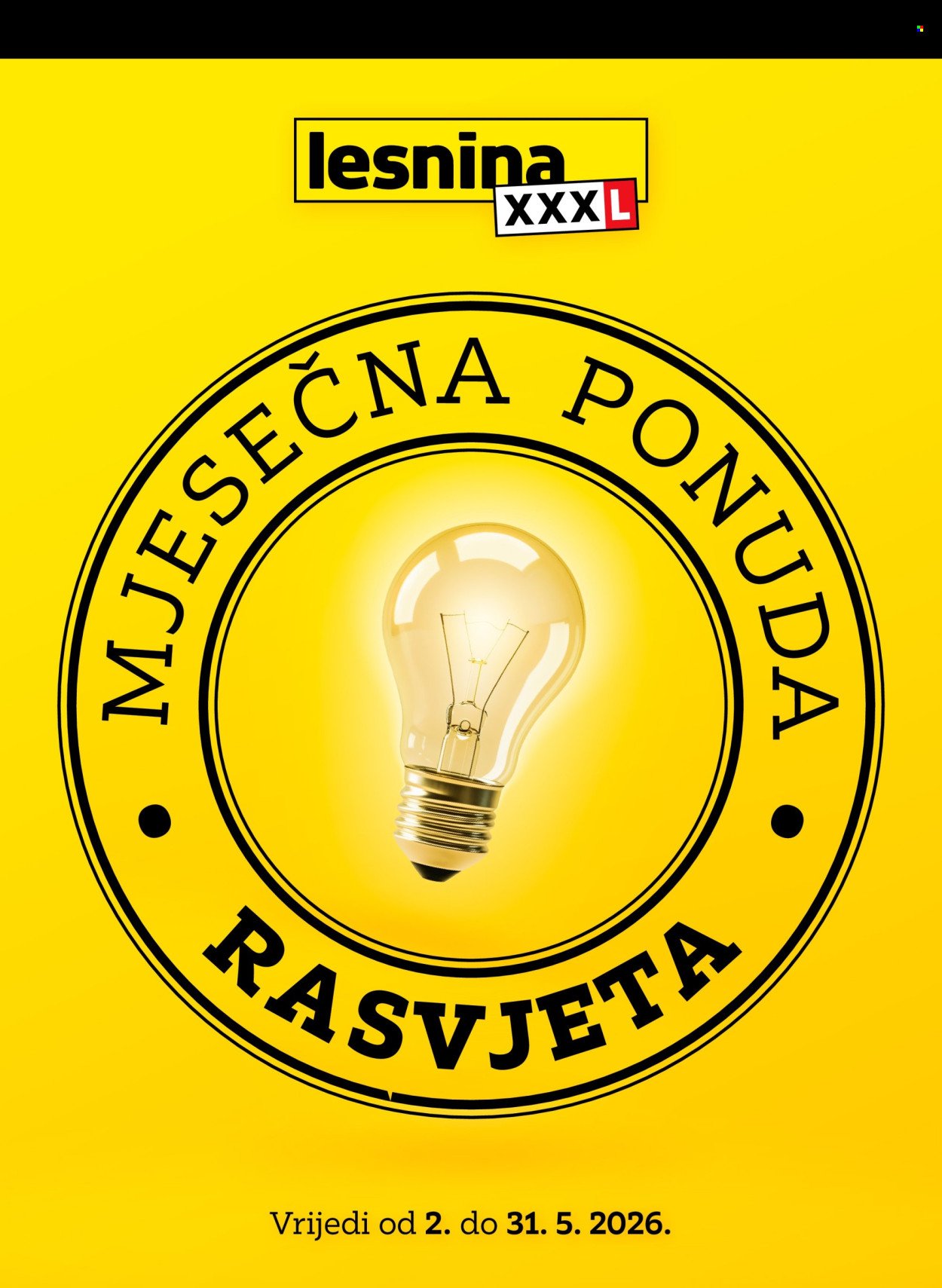LESNINA katalog - Mjesečna ponuda rasvjete
