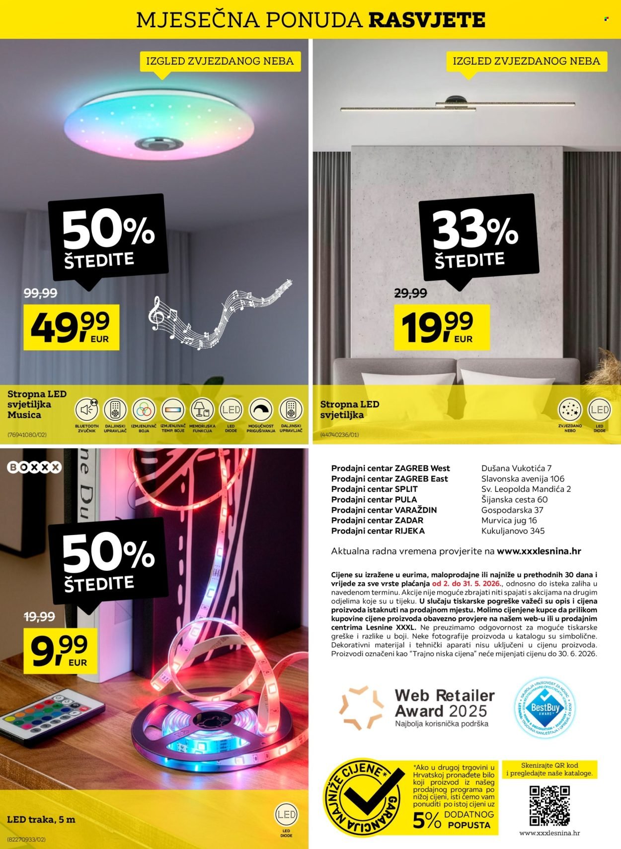 LESNINA katalog - Mjesečna ponuda rasvjete