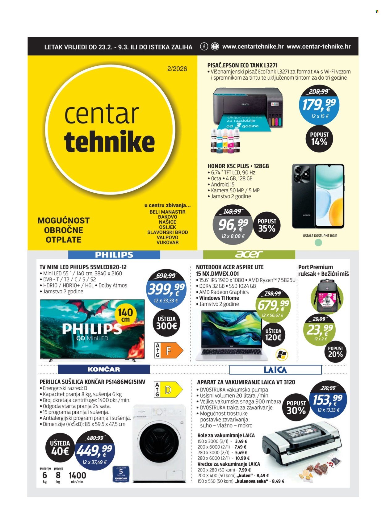 CENTAR TEHNIKE katalog - Od ponedeljka 23.02.2026.