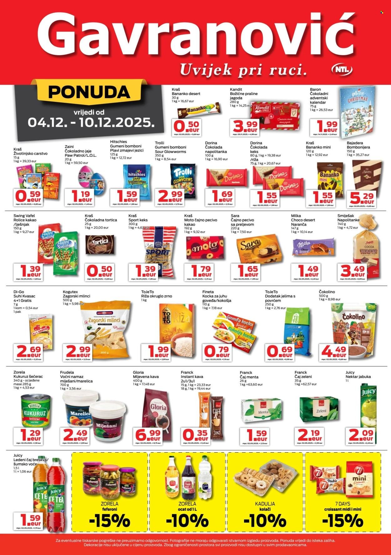 GAVRANOVIĆ katalog - Od četvrtka 04.12.2025.