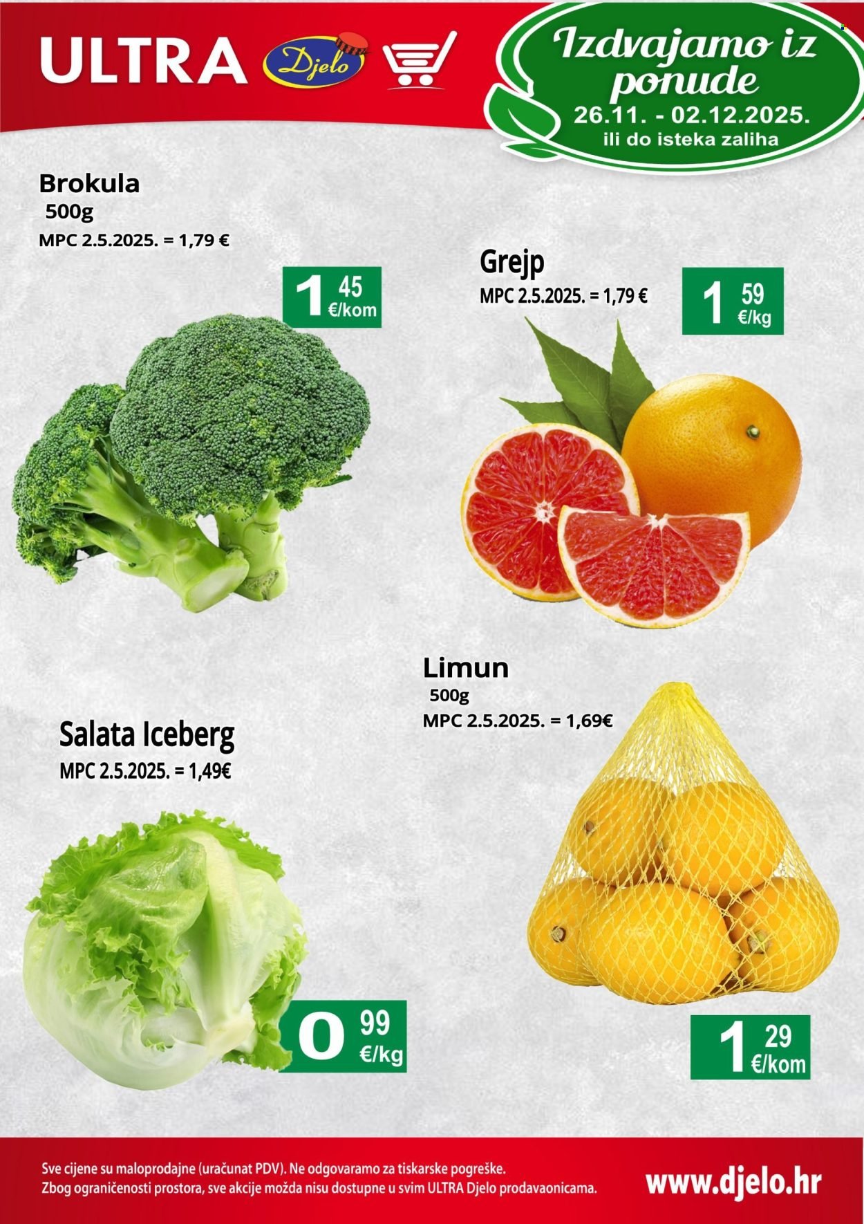 DJELO katalog - SVJEŽE VOĆE I POVRĆE