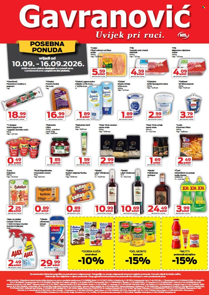 GAVRANOVIĆ katalog - Od četvrtka 10.09.2026.