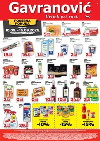 GAVRANOVIĆ katalog - Od četvrtka 10.09.2026.