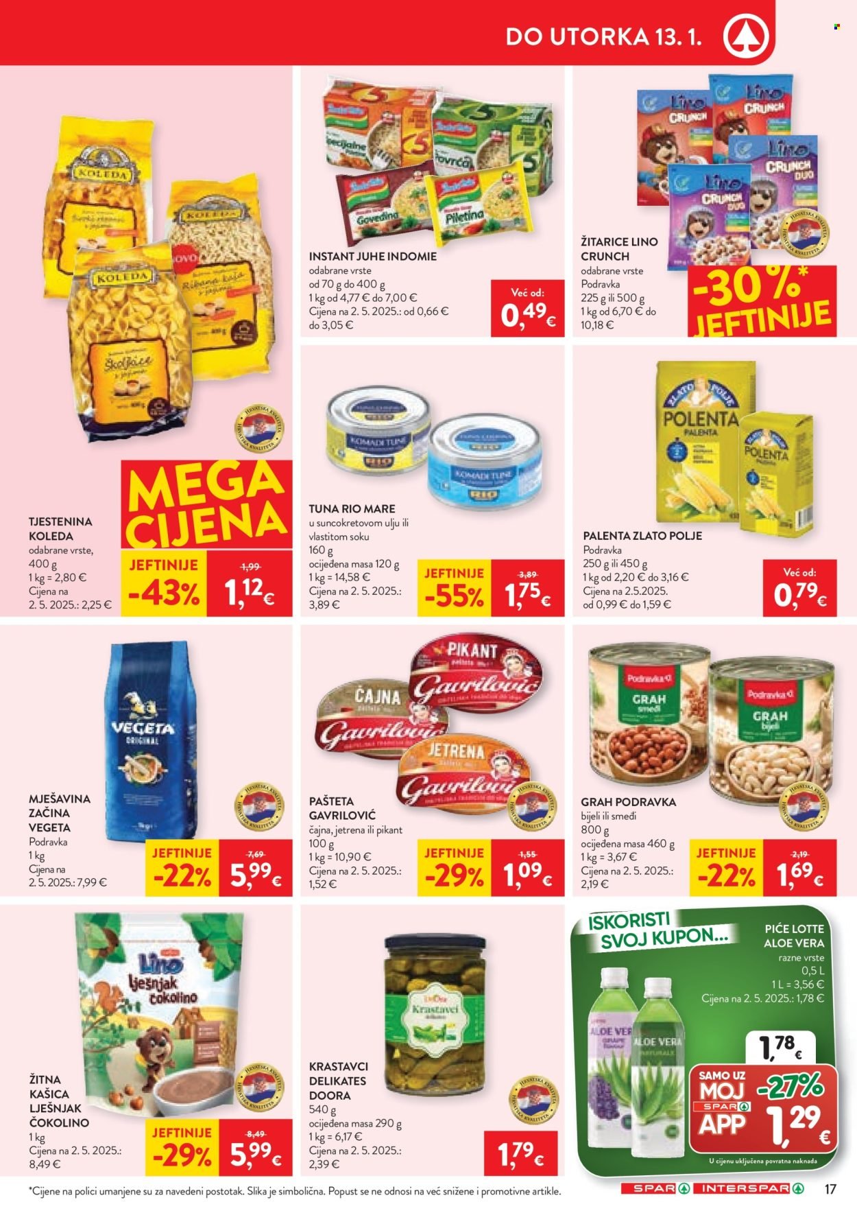 SPAR katalog - Od srijede 07.01.2026.