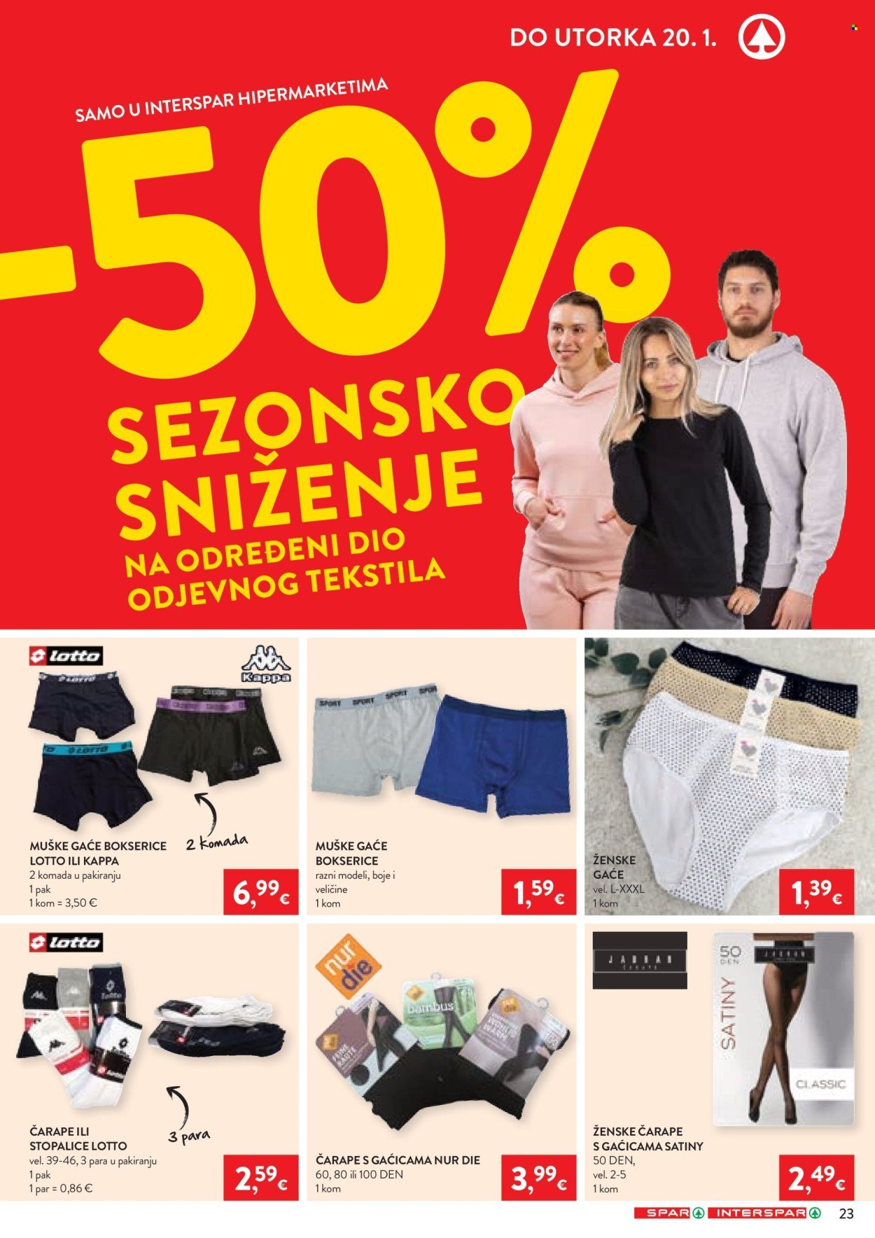 SPAR katalog - Od srijede 07.01.2026.