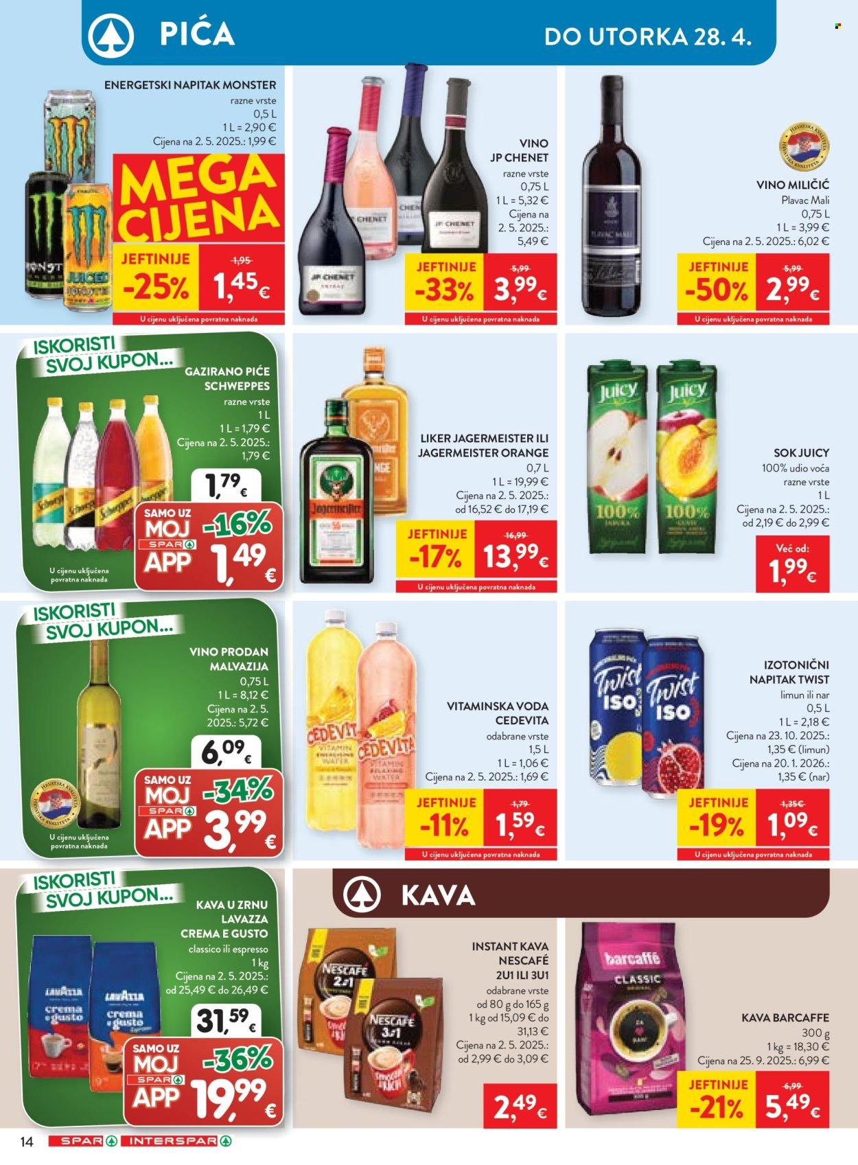INTERSPAR katalog - Od srijede 22.04.2026.
