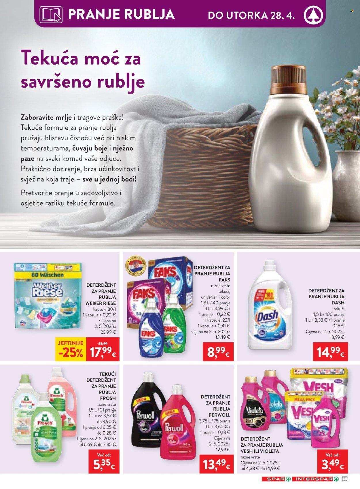 INTERSPAR katalog - Od srijede 22.04.2026.