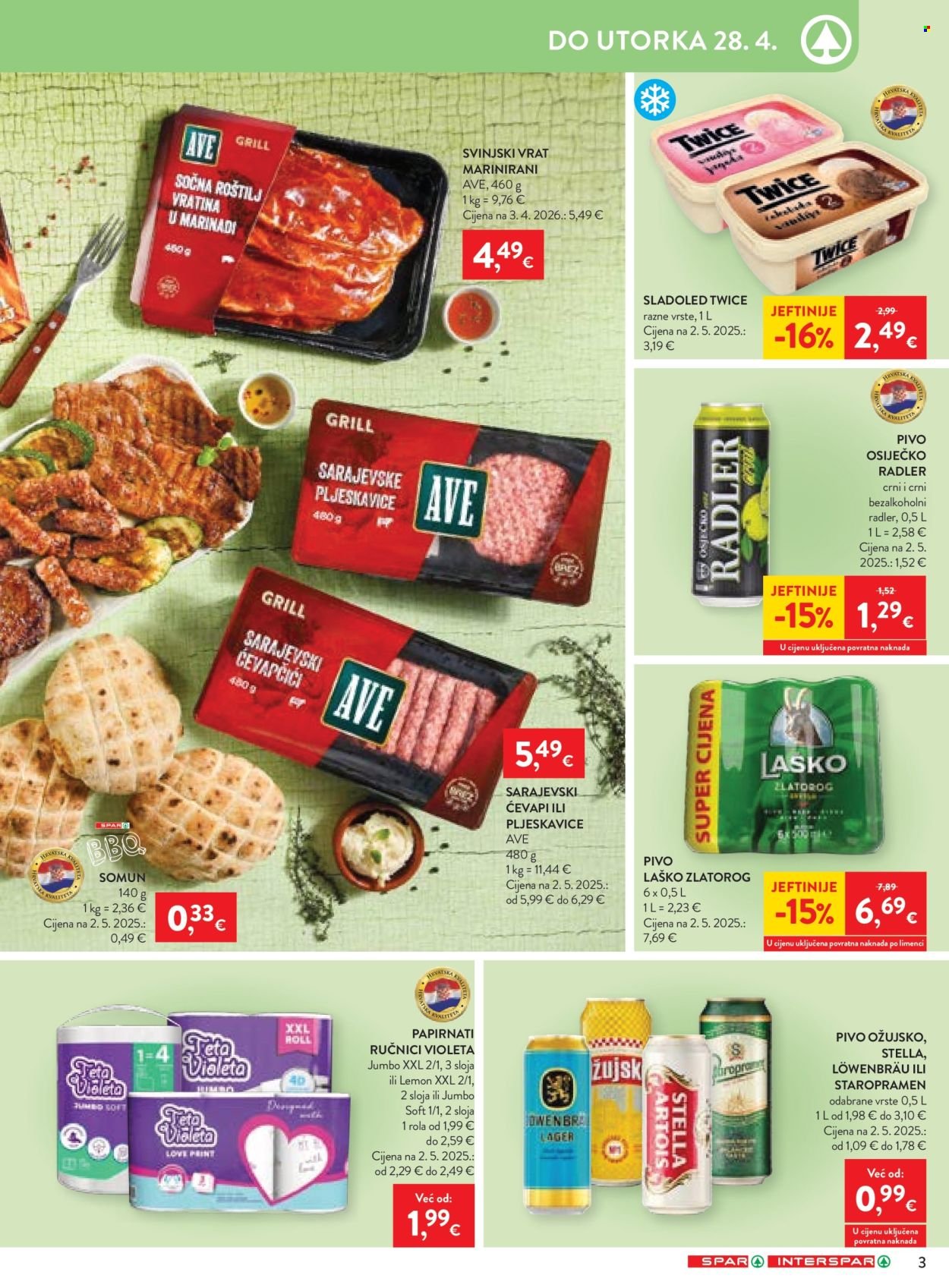 INTERSPAR katalog - Od srijede 22.04.2026.