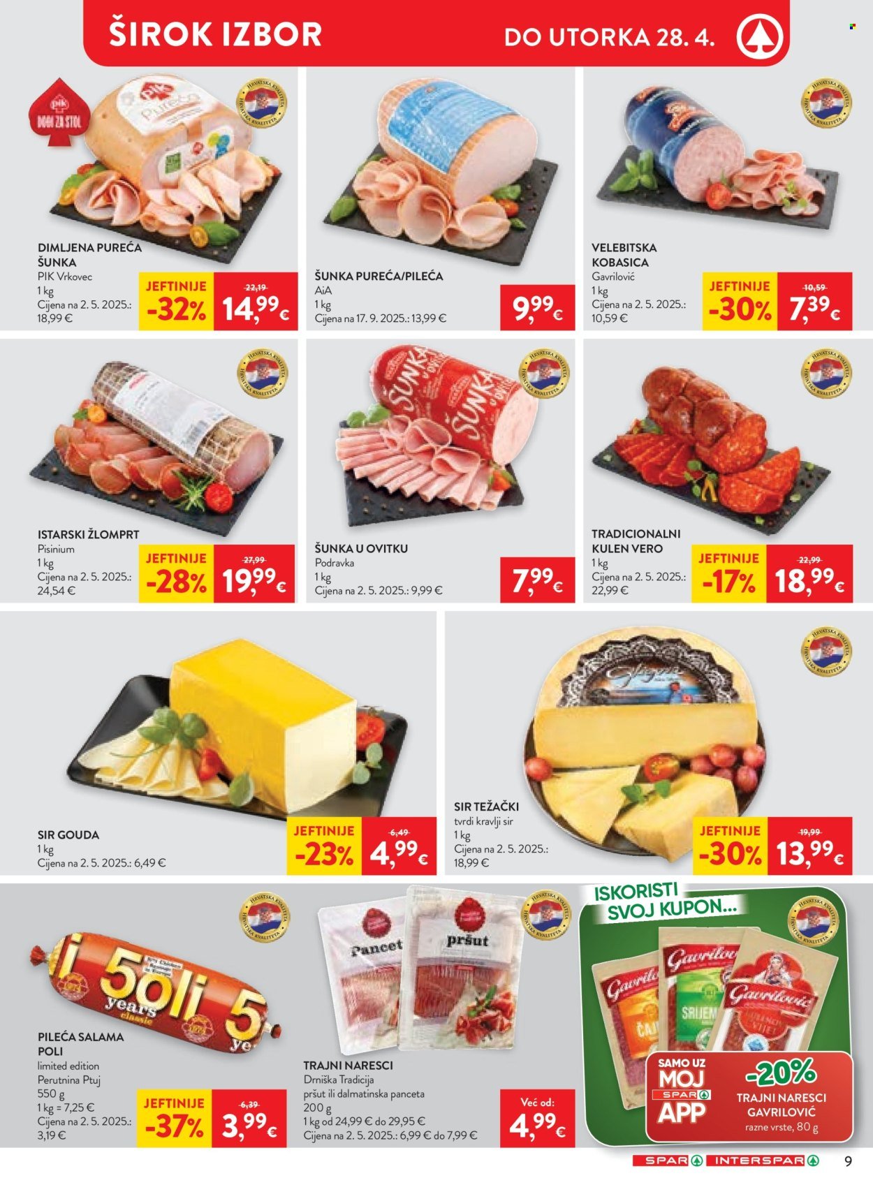 INTERSPAR katalog - Od srijede 22.04.2026.