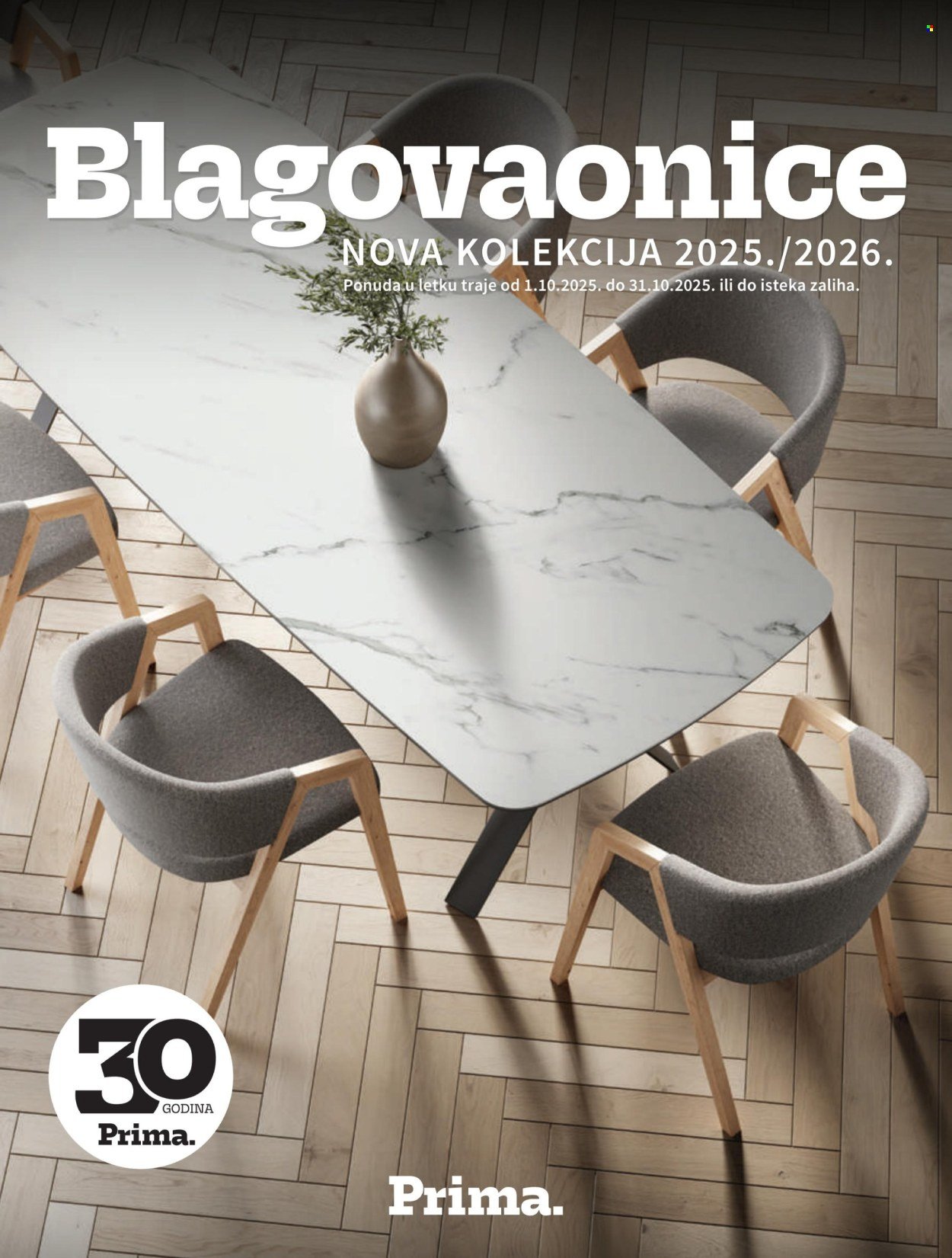 PRIMA katalog - Letak Blagovaonice listopad 2025.