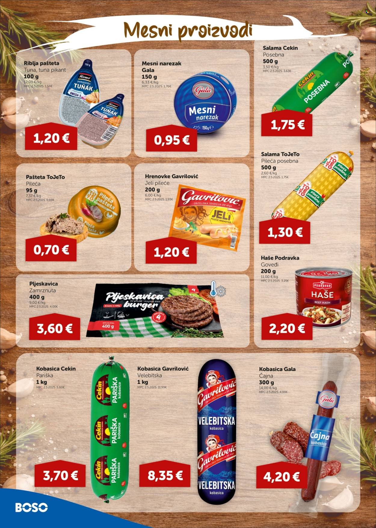 BOSO katalog - Od četvrtka 02.07.2026.