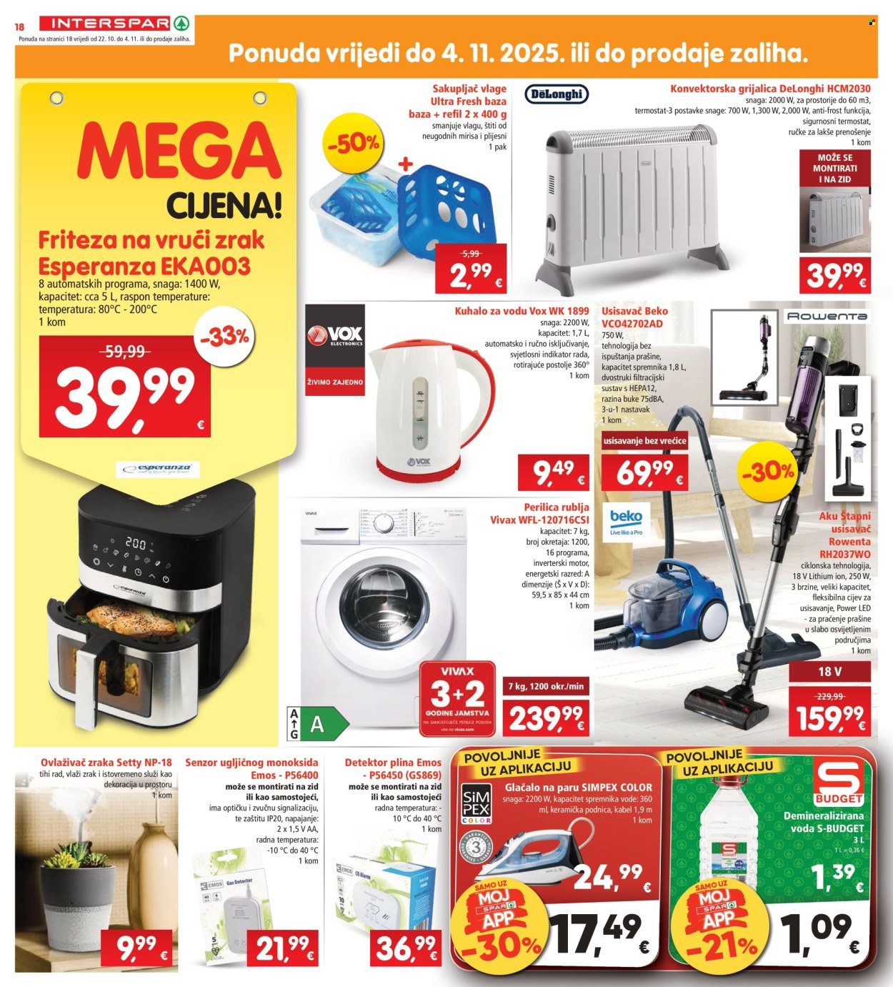 INTERSPAR katalog - Od srijede 22.10.2025.