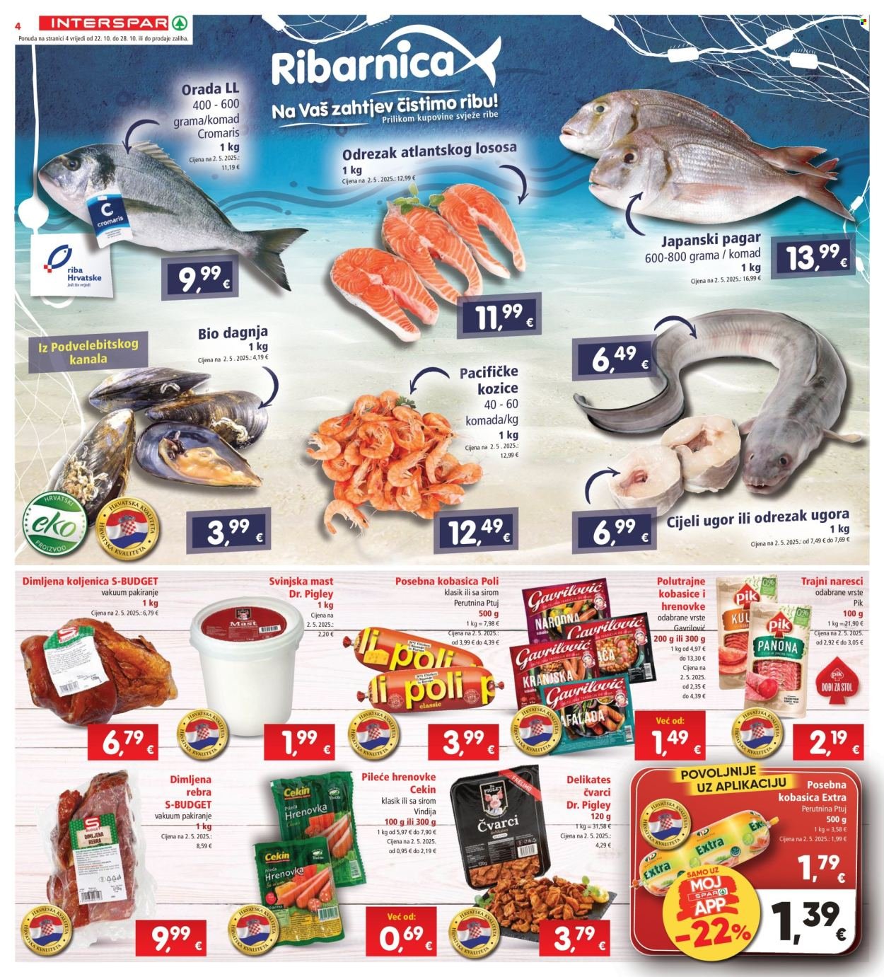 INTERSPAR katalog - Od srijede 22.10.2025.