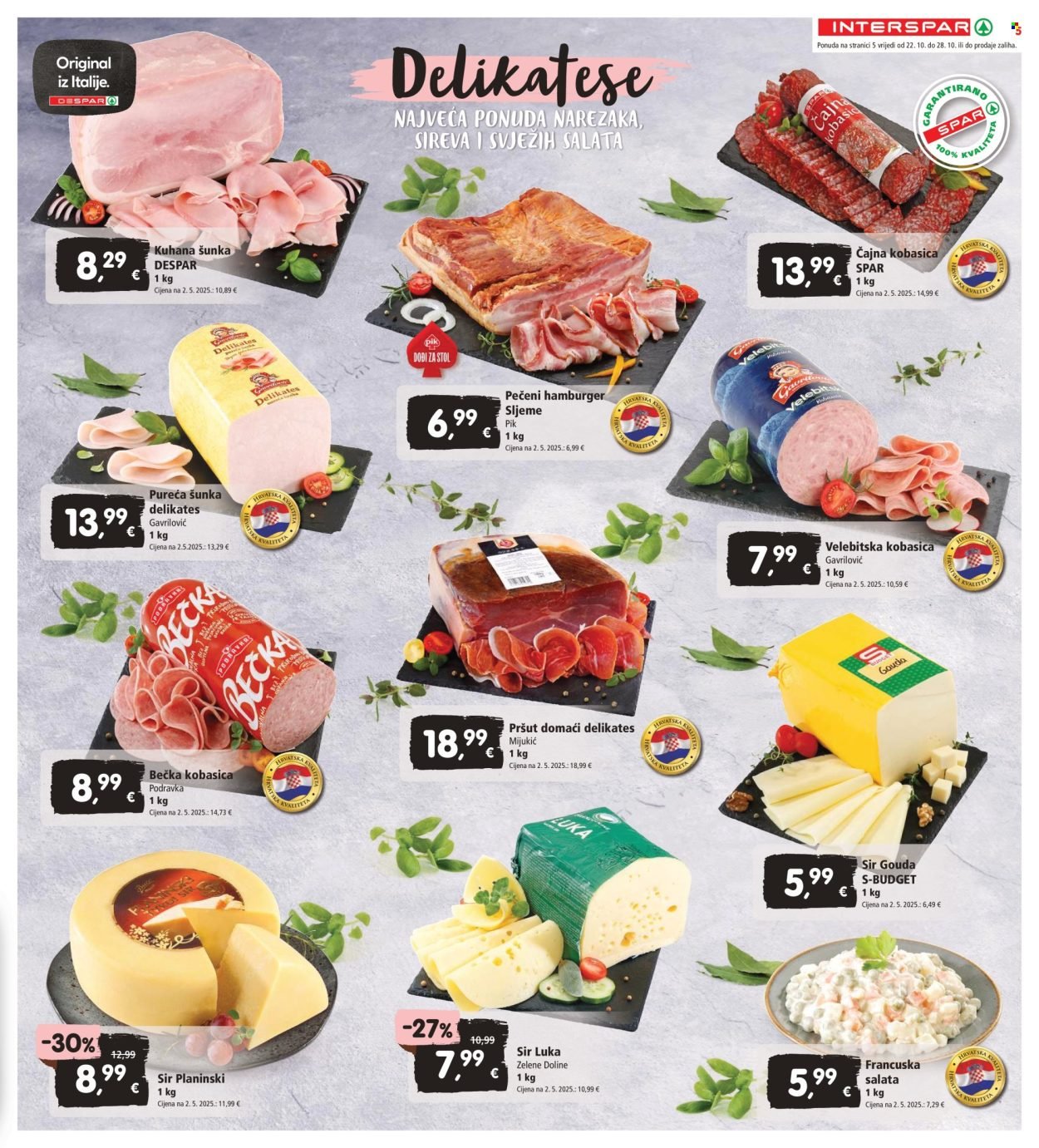 INTERSPAR katalog - Od srijede 22.10.2025.