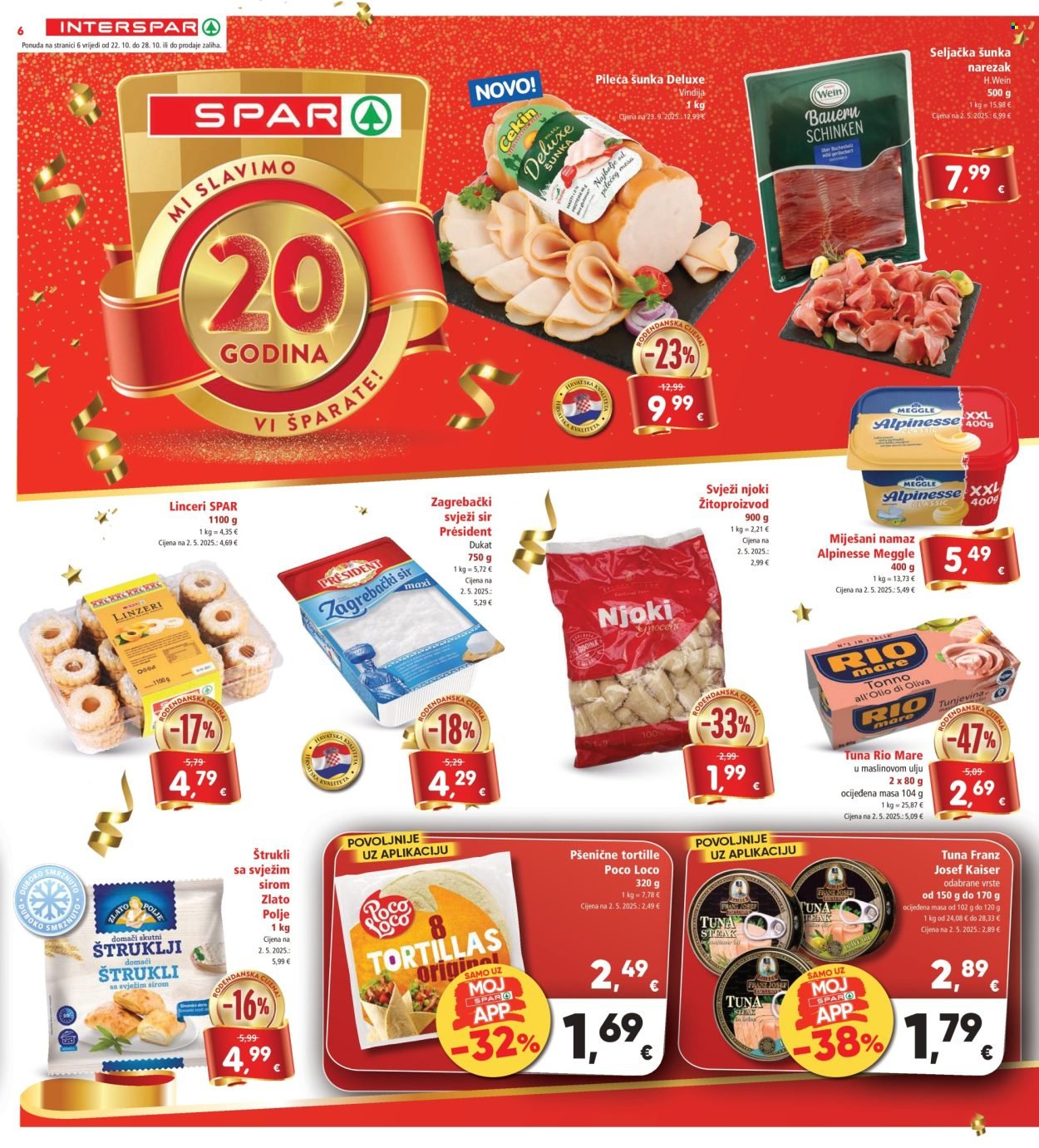 INTERSPAR katalog - Od srijede 22.10.2025.
